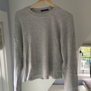 Brandy melville gray long sleeved thermal